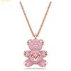 Dây cổ, dây chuyền SWAROVSKI Teddy pendant Bear, Pink, Rose gold-tone plated