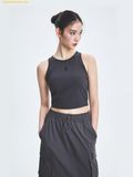 Áo Crop Ba Lỗ MLB Women's Basic Small Logo Golji Crop Top Boston Red Sox 3FTKB0253-43CGS - Màu Đen 