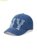 Mũ Lưỡi Trai MLB Denim Coopers Unstructured Ball Cap New York Yankees 3ACPD045N-50INS Màu Xanh 