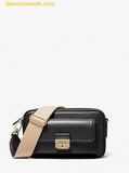  Túi Đeo Chéo Michael Michael Kors MK Bradshaw Extra Small Metallic Signature - Đen 