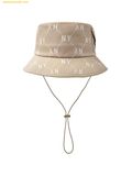  Mũ Bucket MLB Diamond Monogram Sportive Safari Hat New York Yankees 3AHTM015N-50BGD Màu Nâu 