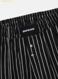 Quần Ống Suông Bab Blood AJ Easy Pants - Black/Stripe  w-pts24-041 
