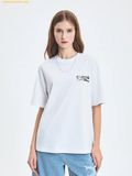  Áo Phông MLB Basic Street Logo Overfit Short Sleeve T-Shirt New York Yankees 3ATSB5153-50WHS Trắng 