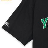  Áo Phông MLB Korea Varsity New York Yankees Black Màu Đen 3ATSV0243-50BKS 