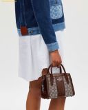  Túi Xách Coach Andrea Carryall Bag In Signature Jacquard CT766 