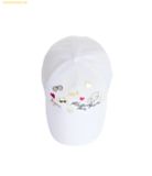  Mũ Lưỡi Trai Karl Lagerkarl Cate Pins Baseball Cap Màu Trắng 