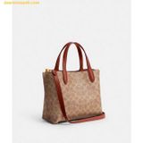  Túi Tote Coach Willow Tote 24 In Signature Canvas C8562 