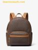 Balo Michael Kors Bex Medium Signature Logo Backpack - Nâu Logo