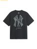 Áo Phông MLB Vintage Monogram Big Lux Overfit Short Sleeve T-Shirt New York Yankees 3ATSM0754-50CGS Màu Đen