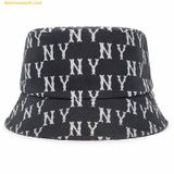  Mũ Bucket MLB Bucket Big Classic Monogram New York Yankees 3AHTM013N-50BKS Màu Đen 