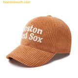  Mũ Lưỡi Trai MLB Teddy Corduroy Boston Red Sox 3ACPWC236-43BRS Màu Nâu 