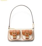  Túi Đeo Vai Michael Kors Mk Small Zoe clutch bag with exclusive logo - Trắng Logo 