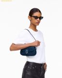  Túi Đeo Vai Marc Jacobs The Crystal Denim Clover Shoulder Bag 