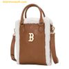 Túi Đeo Chéo MLB Classic Monogram PU Mini Totebag BOSTON RED SOX 7ACRM0946-43CAS