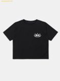  Áo Croptop Bad Blood Mystic 1/2 Print T-Shirt Slim Fit - Black w-tee25-030 Màu Đen 