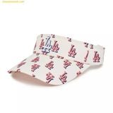  Mũ Đội Nữa Đầu MLB unisex Classic Monogram 3ASCM0133-07CRS Màu Trắng Logo LA 