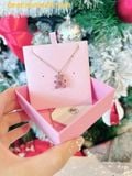  Dây cổ, dây chuyền SWAROVSKI Teddy pendant Bear, Pink, Rose gold-tone plated 