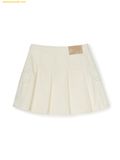  Chân Váy MLB Women's Basic Pleated Cargo Denim Skirt New York Yankees 3FDSB0153-50CRS Màu Trắng 