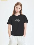  Áo Phông MLB Women's Varsity Logo Comfortable Fit Short Sleeve T-Shirt New York Yankees Màu Đen 3FTSV0253-50BKS 