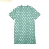  Đầm MLB Monogram One Piece LA Dodgers 3FOPM0123-07MTL - Xanh Mint 