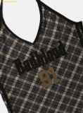  Áo Yếm Bad Blood Vintage Club Halter Tank - Check Brown w-tnk25-016 