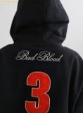 Áo Hoodie Zip Bad Blood Royal Classic Hooded Zip-Up - Black w-hde24-063 Màu Đen 
