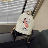  Balo MLB X Disney Mono Backpack New York Yankees - 32BGK1011 - Trắng 