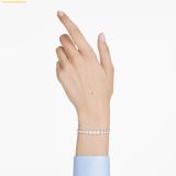  Vòng Tay, Lắc Tay Swarovski Imber Tennis bracelet Mixed round cuts, White, Rhodium plated 5705451 