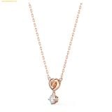  Dây cổ, dây chuyền SWAROVSKI Lifelong Heart pendant White, Rose gold-tone plated SKU 5516542 