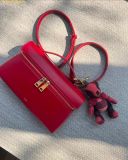  Túi Xách JW PEI Thea Top Handle Bag Màu Đỏ 