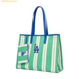  Túi Tote MLB LA Dodgers 3AORL0323-07MTS - Xanh Trắng 