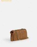  Túi Xách Coach Tabby 20 Quilted Chain Shoulder Bag - Màu Nâu vàng 