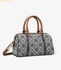 Túi Trống Tory Burch Monogram Petite Barrel Bag