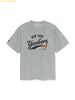 Áo Phông MLB Letter Mega Bear Overfit Short Sleeve T-Shirt New York Yankees 3ATSE0253-50MGS Màu Xám