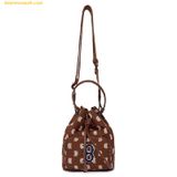  Túi Đeo Chéo Dây Rút MLB Monogram Bucket Bag Boston Red Sox 3ABMS012N-43BRD 