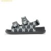  Giày Sandals MLB Chunky Monogram New York Yankees Black 3ASDSD423-50BKS 