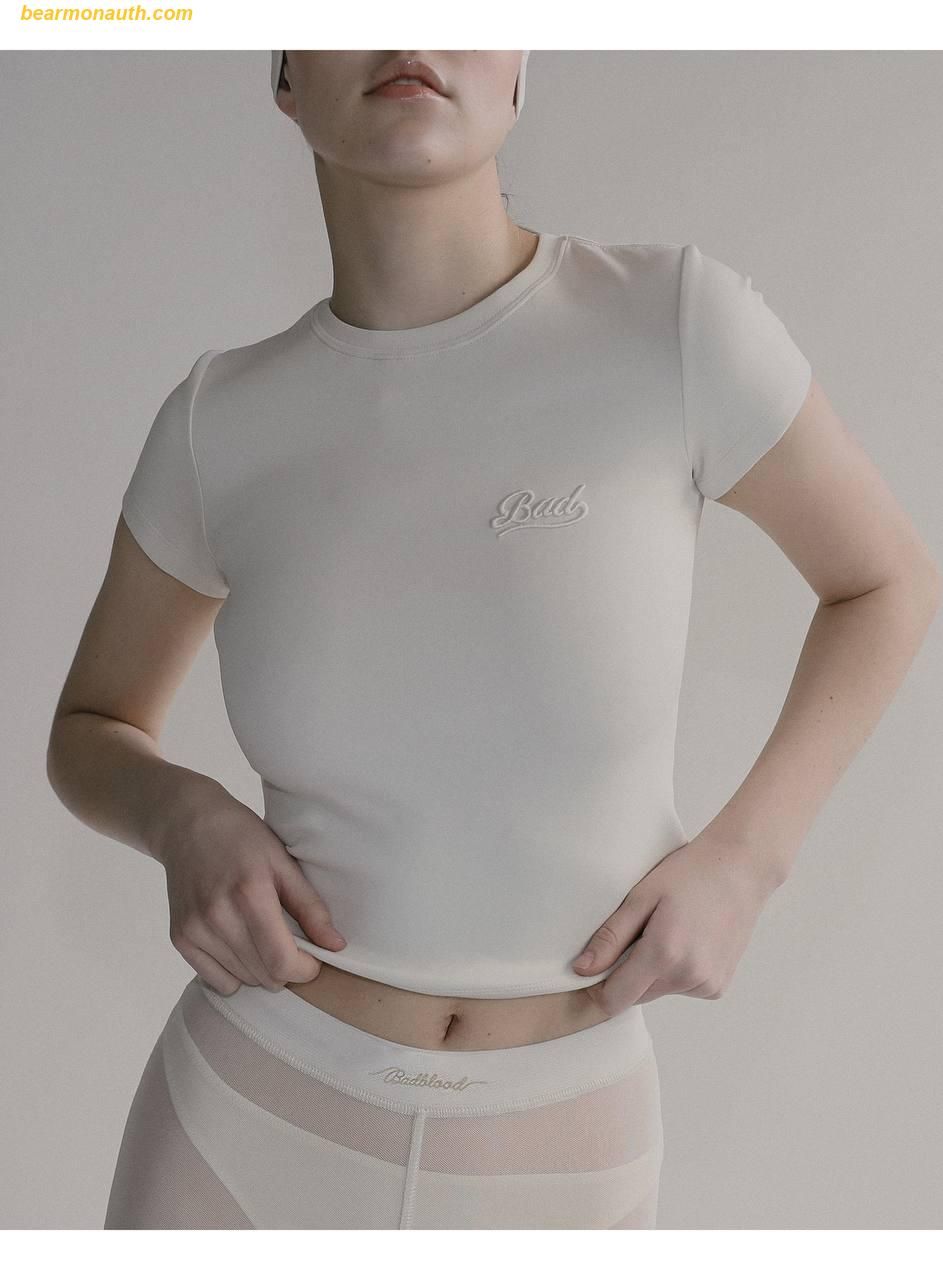 Tシャツ・カットソー BADBLOOD Beyond Soft Scoop Neck Long Sleeve Cream w-tee24-00 Badblood Beyond Soft Long Sleeve Cream – BBGSHOPHK