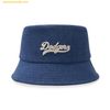 Mũ Bucket MLB Unisex Cursive Lettering Denim Bucket Hat LA Dodgers  3AHTVD14N-07INS - Xanh Đậm