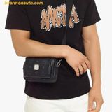  Túi Đeo Chéo MCM Aren Crossbody In Visetos Màu Đen 
