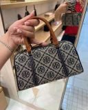  Túi Trống Tory Burch Monogram Petite Barrel Bag 