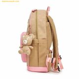 Balo MLB Classic Monogram Backpack New York Yangkis 7Abkm023N Màu Hồng 