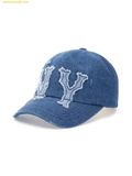 Mũ Lưỡi Trai MLB Denim Coopers Unstructured Ball Cap New York Yankees 3ACPD045N-50INS Màu Xanh 