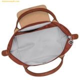  Túi Xách LongChamp Le Pliage Green S Handbag Chestnut - Recycled Canvas 