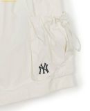  Quần Short MLB Gorpcore Light Weight Ripstop 7" Cargo Shorts NEW YORK YANKEES 3ASMB0953-50IVS Màu Trắng 