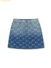 Chân Váy Demin MLB Women's Classic Monogram Gradient Print Denim Skirt New York Yankees 3FDSM0253-50INS