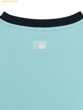  Áo Crop MLB Women's Ringer Slim Crop Short Sleeve T-Shirt LA Dodgers 3FTSB6953-07ABS 
