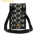  Túi Đeo Chéo MLB Classic Monogram Jacquard Cell Phone Bag 7ACRM033N-50BKS Màu Đen 