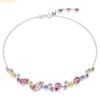 Dây cổ, dây chuyền Swarovski Gema necklace Mixed cuts, Multicolored, Rhodium plated