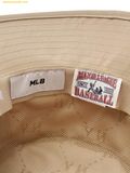  Mũ Bucket MLB Diamond Monogram Sportive Safari Hat New York Yankees 3AHTM015N-50BGD Màu Nâu 
