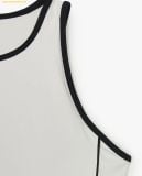  Áo Ba Lỗ MLB Nữ Phom Croptop Basic Small Logo Màu Trắng 3FTKB0153 